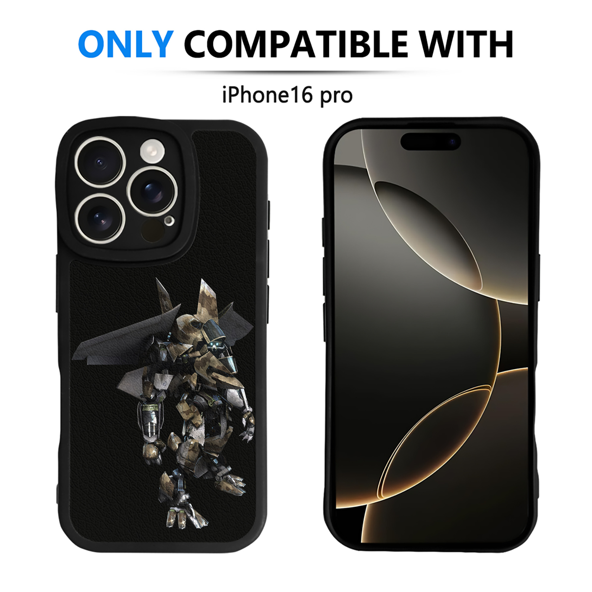 （画像用） Transformers トランスフォーマー 【iPhone 16シリーズ対応】シリコンスマホケース（レザー調） 材質：シリコン